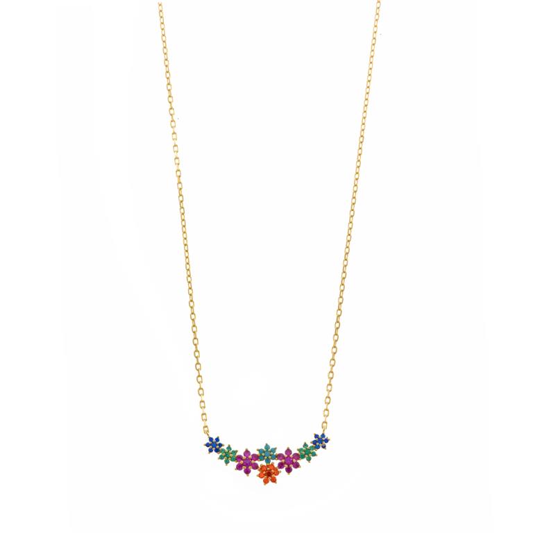 Collana vibrant multicolor