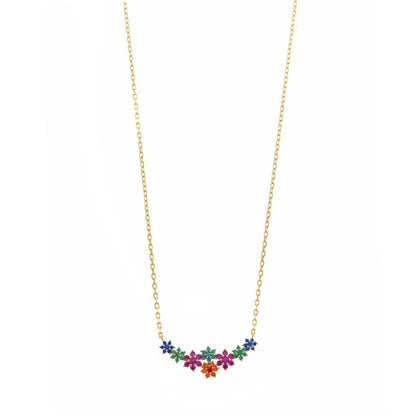 Collana vibrant multicolor