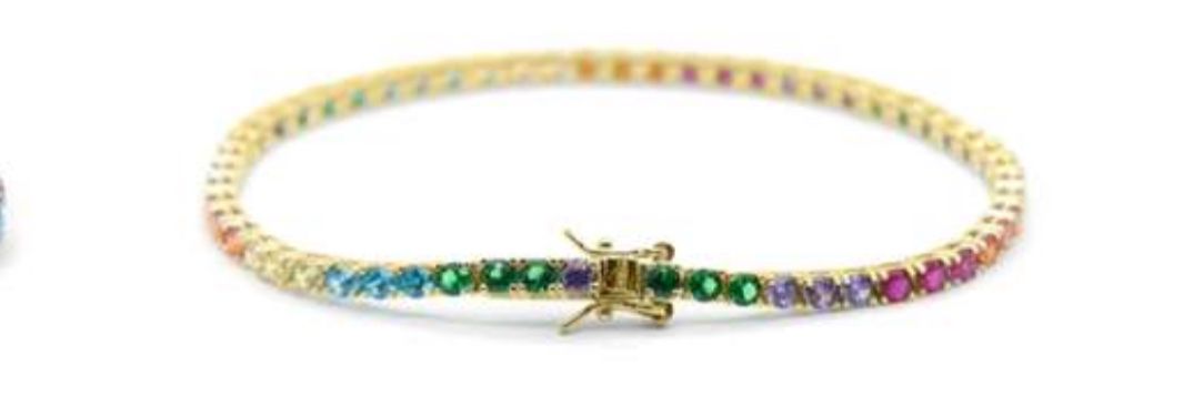 Bracciale Tennis Multicolor